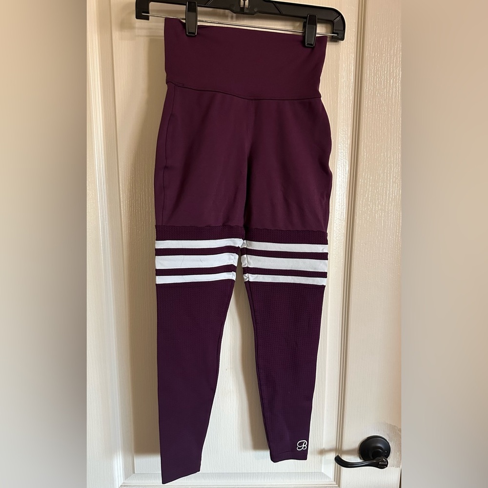 Bombshell Sportswear Original Thigh High Leggings size XS Plum Color